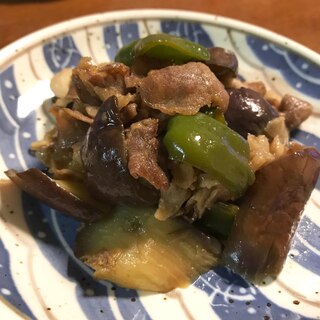 食欲のない時にも♪茄子と豚肉のにんにく醤油炒め